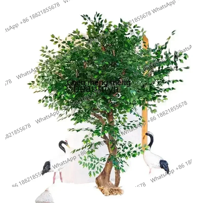 X  RR1 Imitative Tree Banyan Landscape Large Interior Decoration Hotel Mall Fake Trees Floor