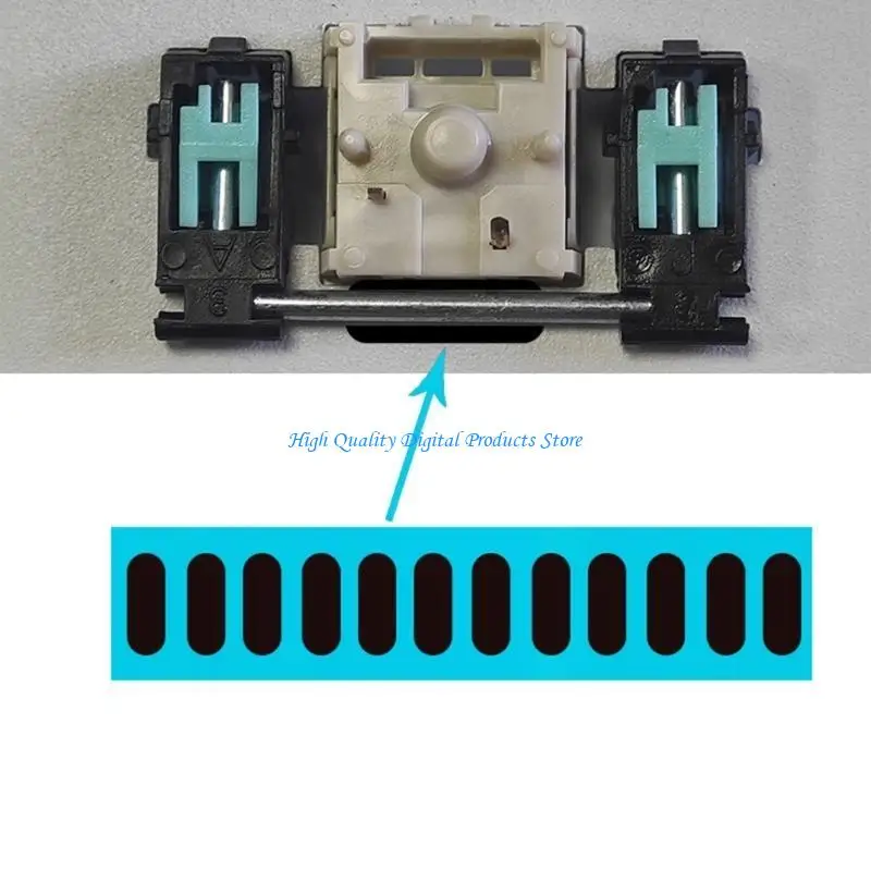 U2JE Mechanische toetsenbordstabilisatoren Satellietschakelaars Film Reparatiekussenstickers