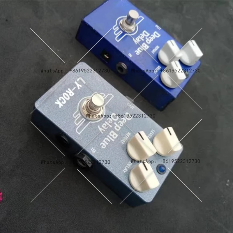 

Rock Guitar Handmade Crazy Professor Deep Blue Delay Monolithic Effect[Bare block]