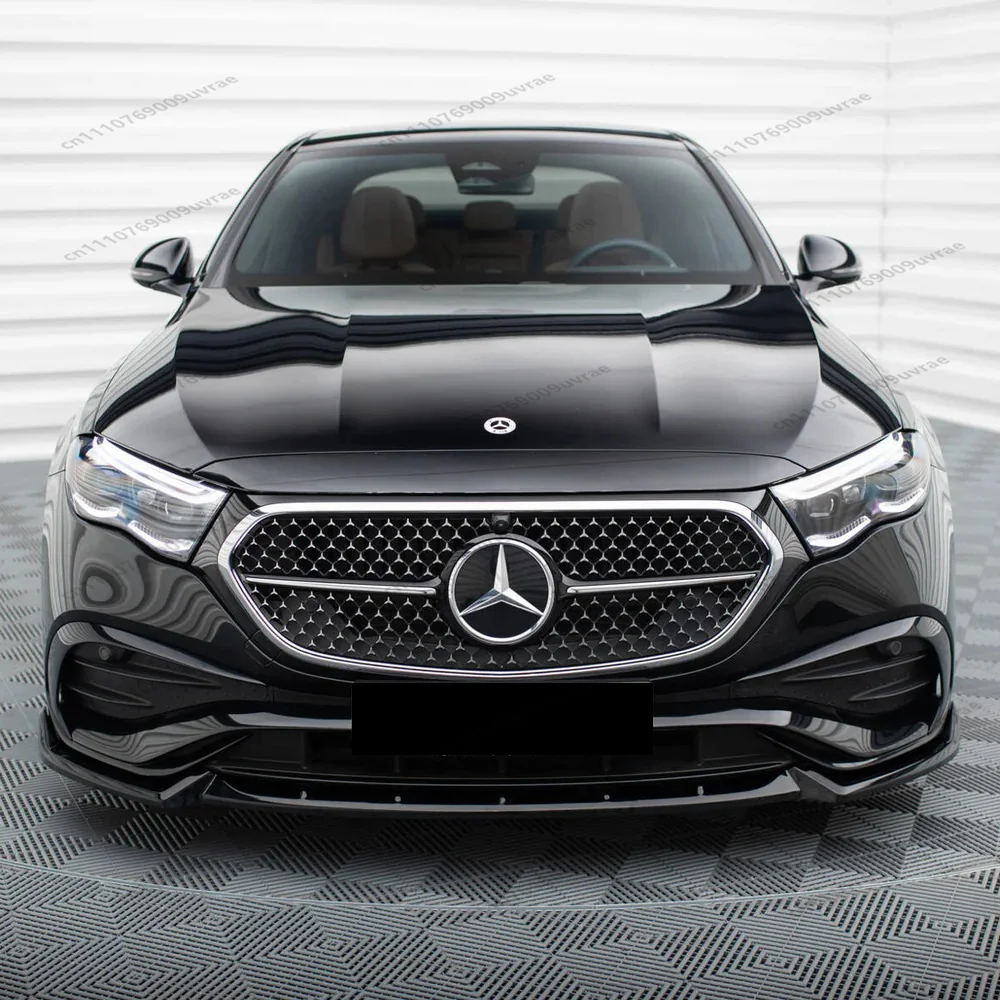 

Maxton Style Front Splitter For Mercedes Benz E Class W214 S214 E200 E300 E260 AMG 2024+ Bumper Lip Spoiler Diffuser Body Kit
