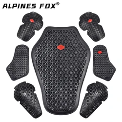 CE Approved Motorcycle Shoulder Elbow Back Protector Pad Universal Motorbike Chest Pads Soft Motorcycle Jacket Insert Armor