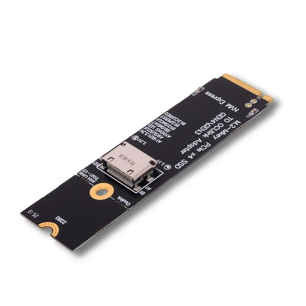 TKM1 PCIe 5.0 X4 OCuLink Laptop External Graphics Card Gaming GPU Dock Gen 5 128Gbps M.2 NVMe To SFF 8611 Oculink EGPU Expansion