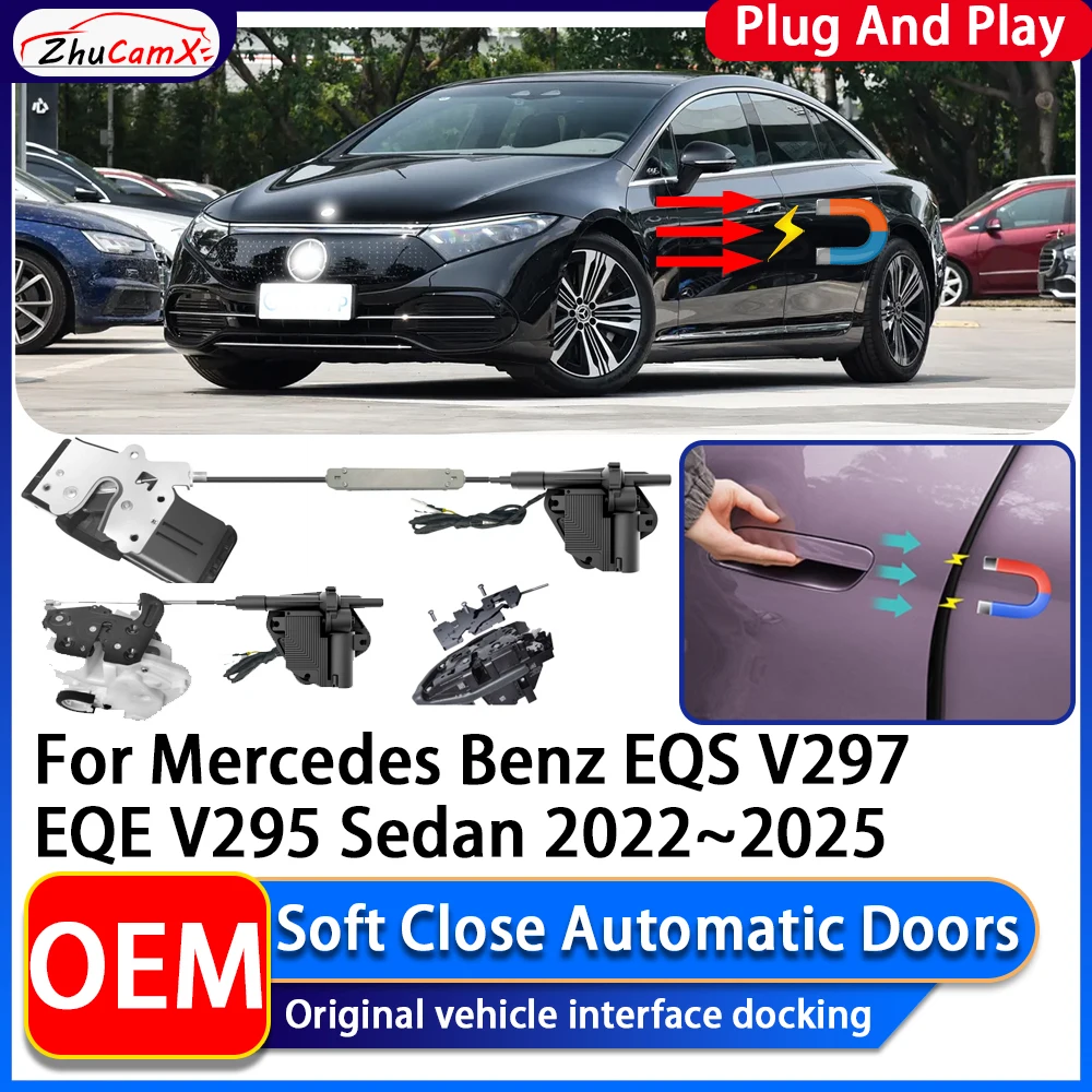 

OEM Electric Suction Power Soft Close Car Door Automatic Door Closing System For Mercedes Benz EQS V297 EQE V295 Sedan 2022~2025