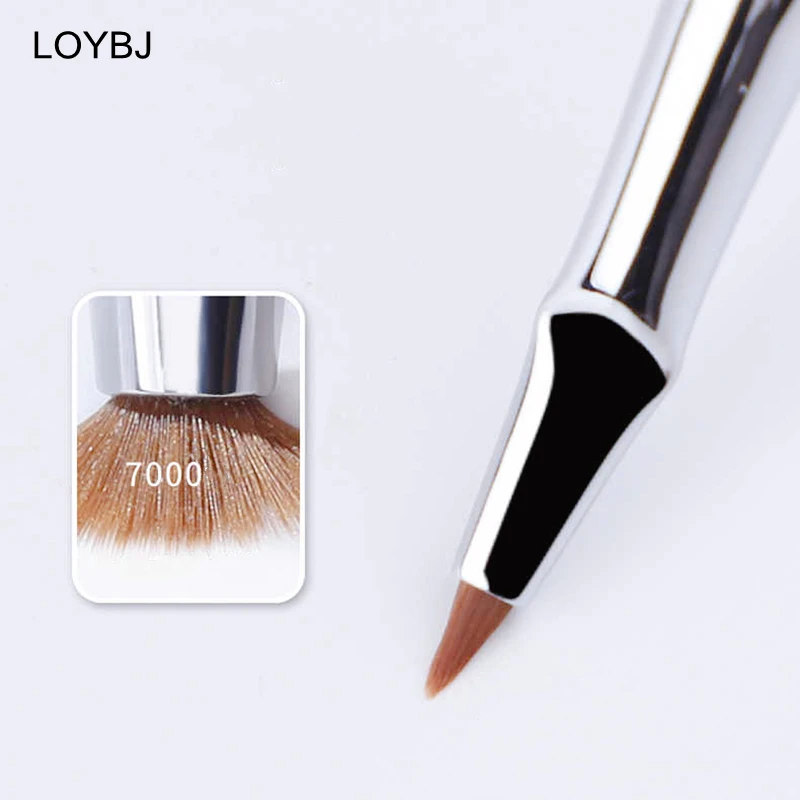 LOYBJ Bend Head Eyeliner Brush Eye Detail Makeup Brush Under Eyes Tear Trough Concealer Brush Women Fine Liner Beauty Maquiagem