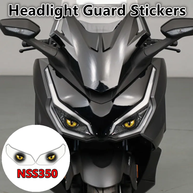 

Передний обтекатель мотоцикла, защитные наклейки для фар, защитная наклейка для головы для HONDA NSS350 FORZA 350 2022 23 24 25