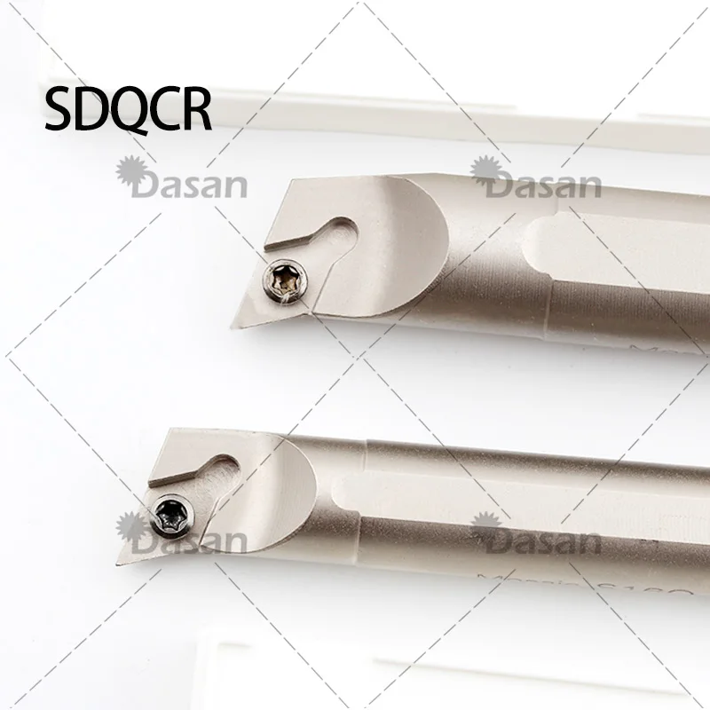 1pcs S08K S10K S12M SDQCR07 SDQCL07 SDQCR07 SDQCL07 Internal Turning Tool Holder Boring Bar CNC Lathe Cutter Cutting DCMT