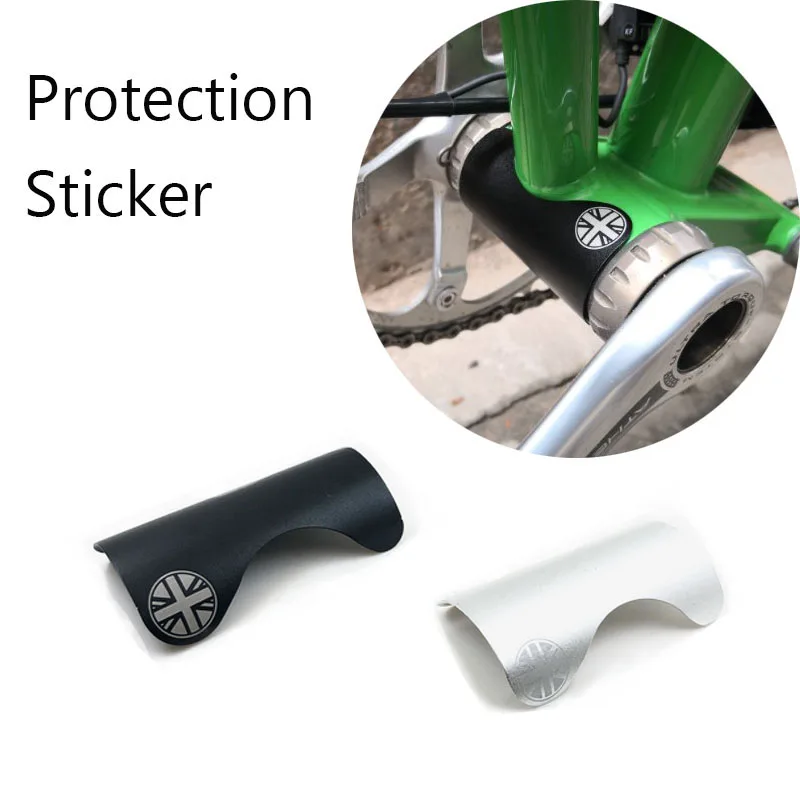 AliExpress Aluminum Alloy Frame Protection Sticker for brompton Folding Bike Sticker Bicycle Bottom Bracket Protector Accessories Carbon