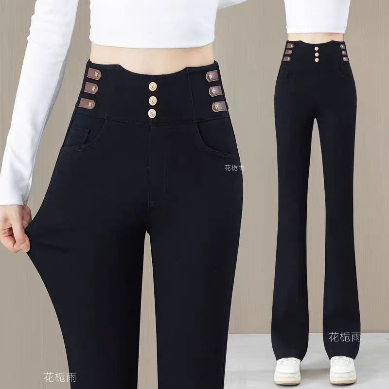 

Джинсы Bootcut, женские джинсы в стиле панк, женские туфли на шнурке, рабочее место, южная кривая, весенняя, подходит в стиле хиппи, свежая классика, мешковатый хвост для девочек