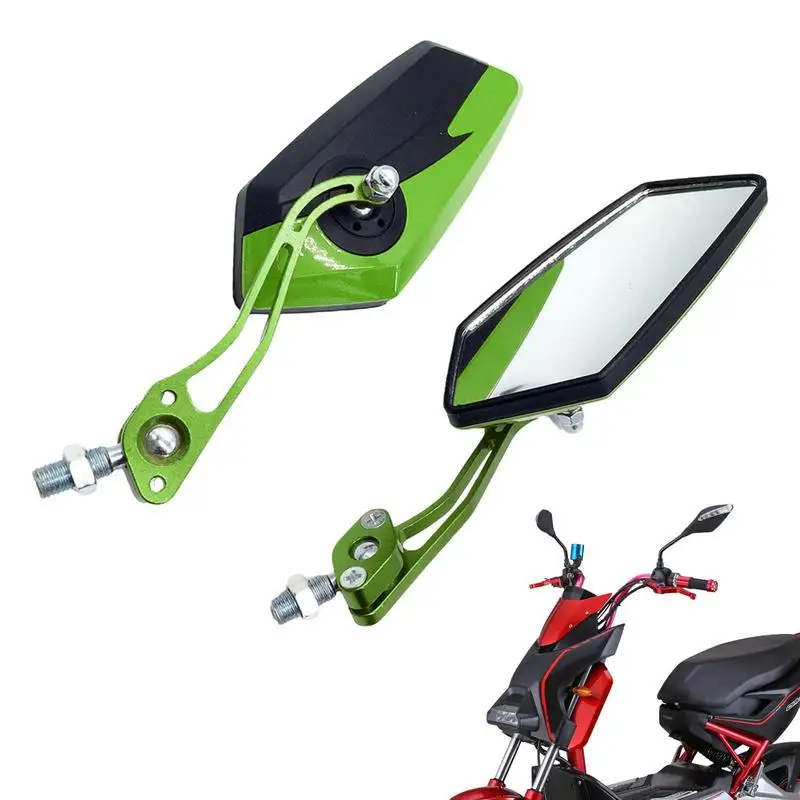 

Motorcycle Side Mirrors Wide Angle Rearview Mirror Racing Mirrors Handlebar Mirror Modified Mirror Reflective Mirror