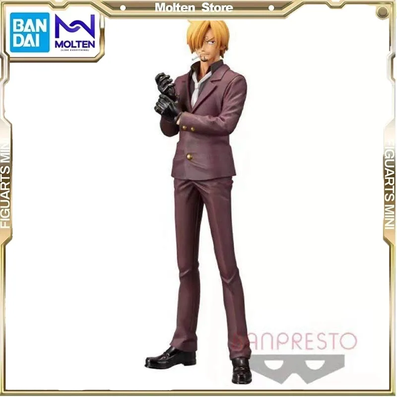 

Bandai Genuine ONE PIECE Sanji Amusement Action Figure Ornament Collectible Model Toys Children Birthday Gift
