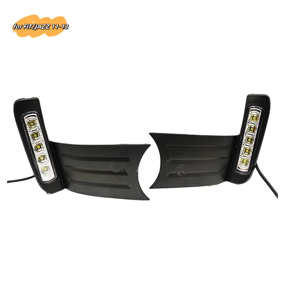 MRD for FIT JAZZ RS 2011-2013 Daytime Running Light Front Bumper White Driving Fog Light