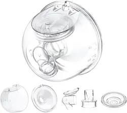 Beast Pump Full Set Milk Collector Cup 24mm Only Compatible with Momcozy S12 Pro/S9 Pro Breast Pump Replacement，NOT for S9/S12