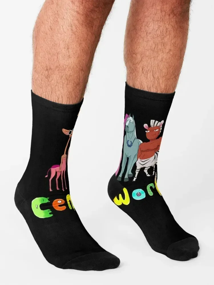 Centaurworld Classic Socken florale Retro-Radsocken Herren Damen