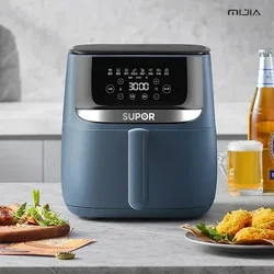 Premium Smart Air Fryer - New, Oil-Free, 6-Liter Large Capacity. Household Multifunctional for Delicious French Fries.