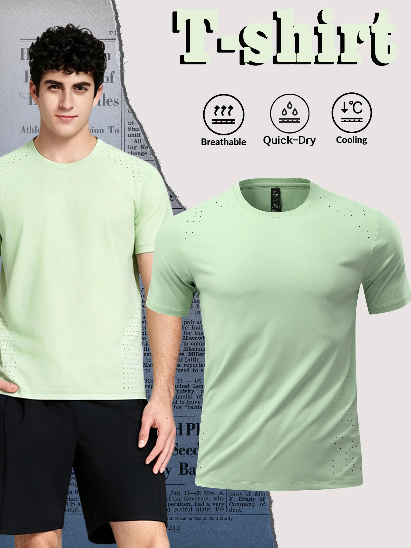 2026 Men High Quality Casual Short Sleeve T‑Shirt, Multi‑Color Optional Breathable Athletic Sport Daily Tops for Male