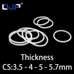 O-ring thickness 2.8/3.5/4/5/5.7mm CS silicone VMQ sealing temperature resistant gasket rubber ring complete in specifications