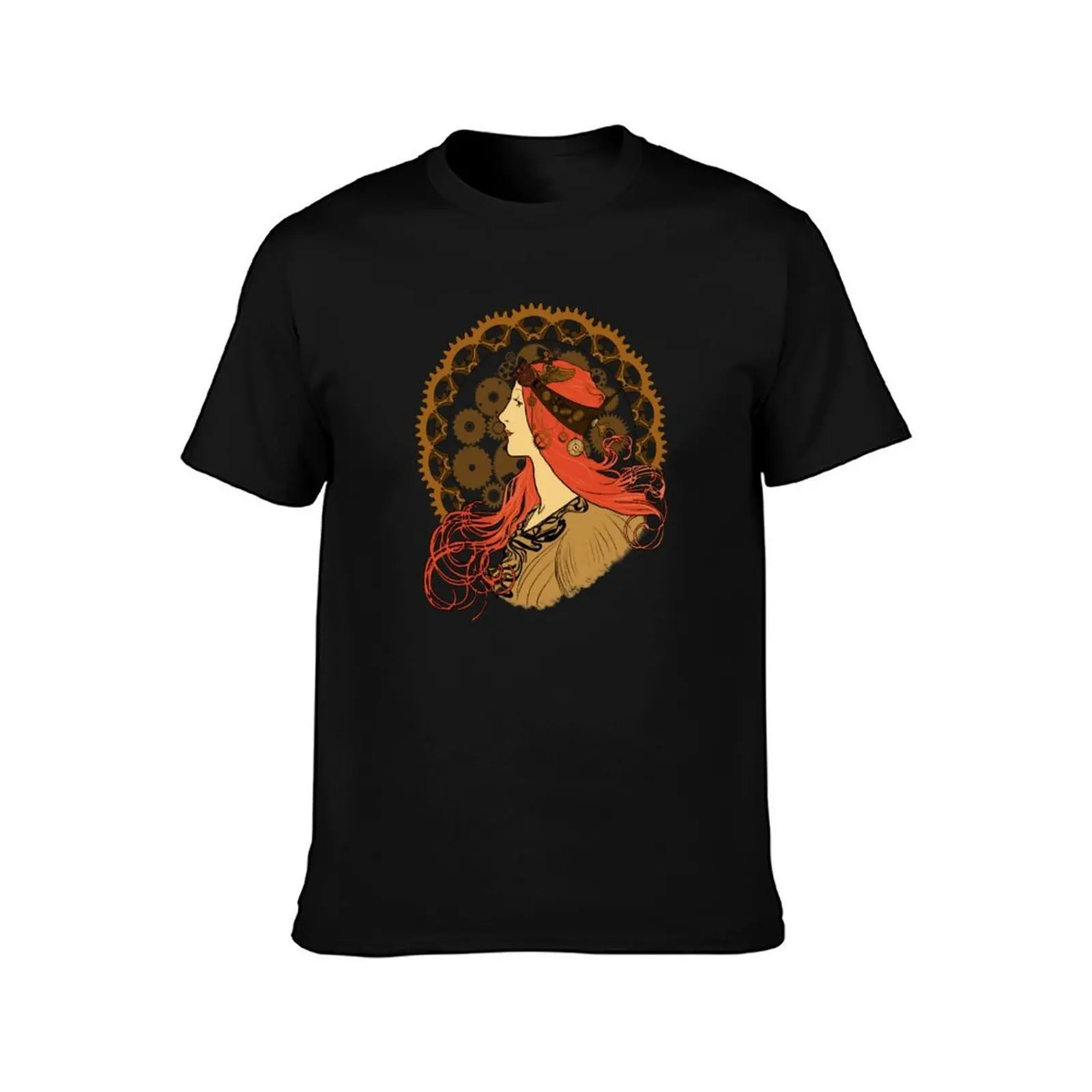 Steampunk Zodiac (Mucha Homage) T-Shirt Christmas Theme Tee Top
