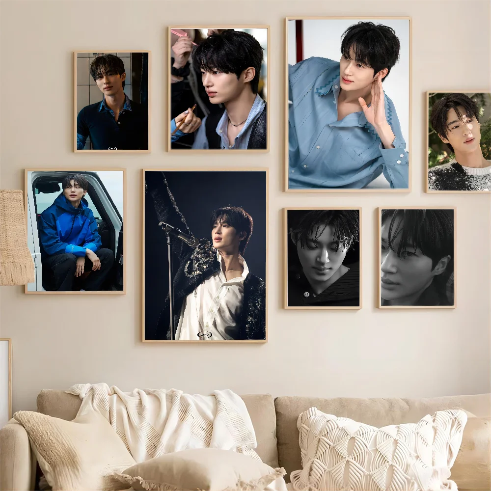 Byeon Woo-seok Korea Self-adhesive Art Poster Whitepaper Prints Posters Artwork Home Decor