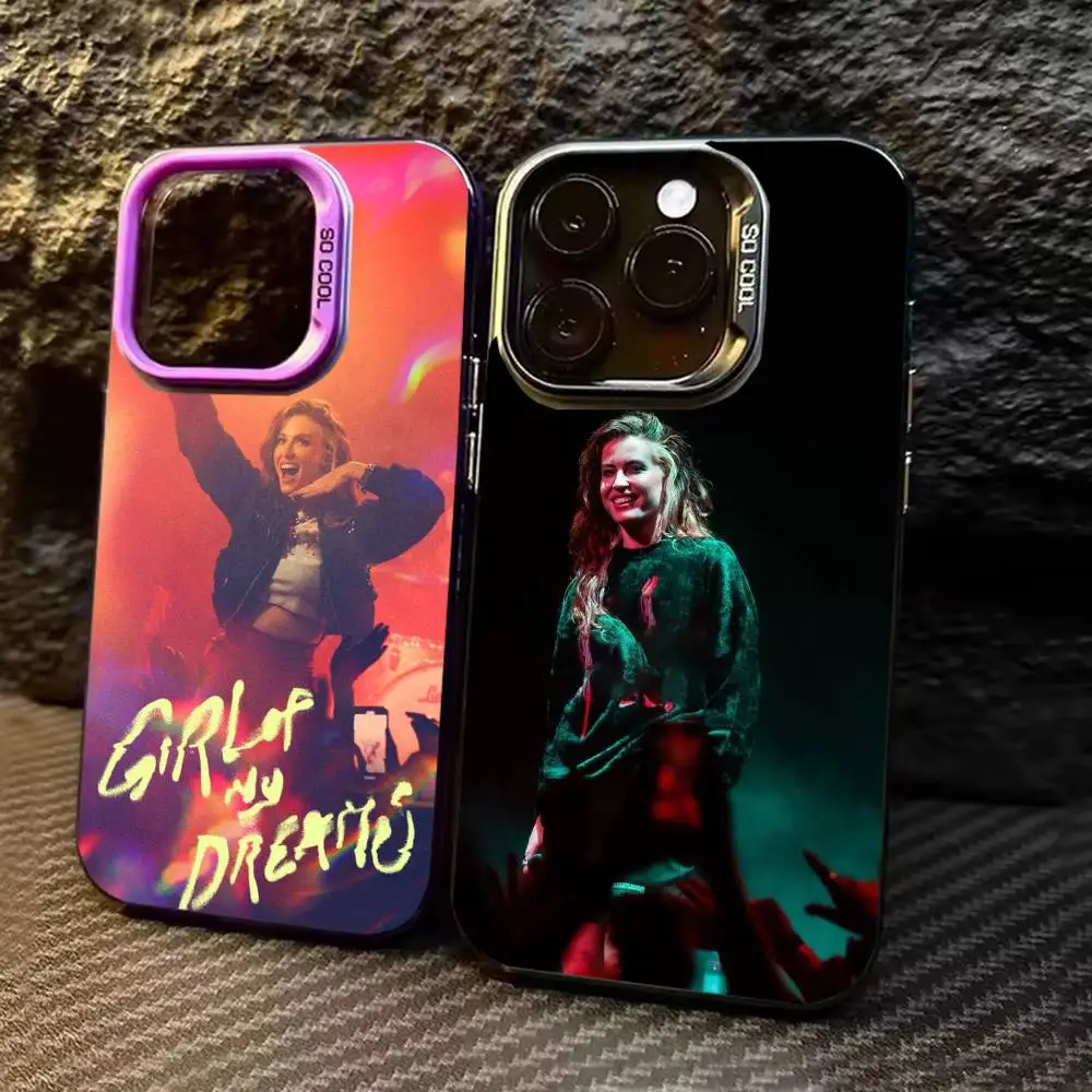 

Singer C-Cari F-Fletcher Phone Case For iPhone 17 16 15 14 13 12 11 Pro Max Plus Silver Matte Black Cover