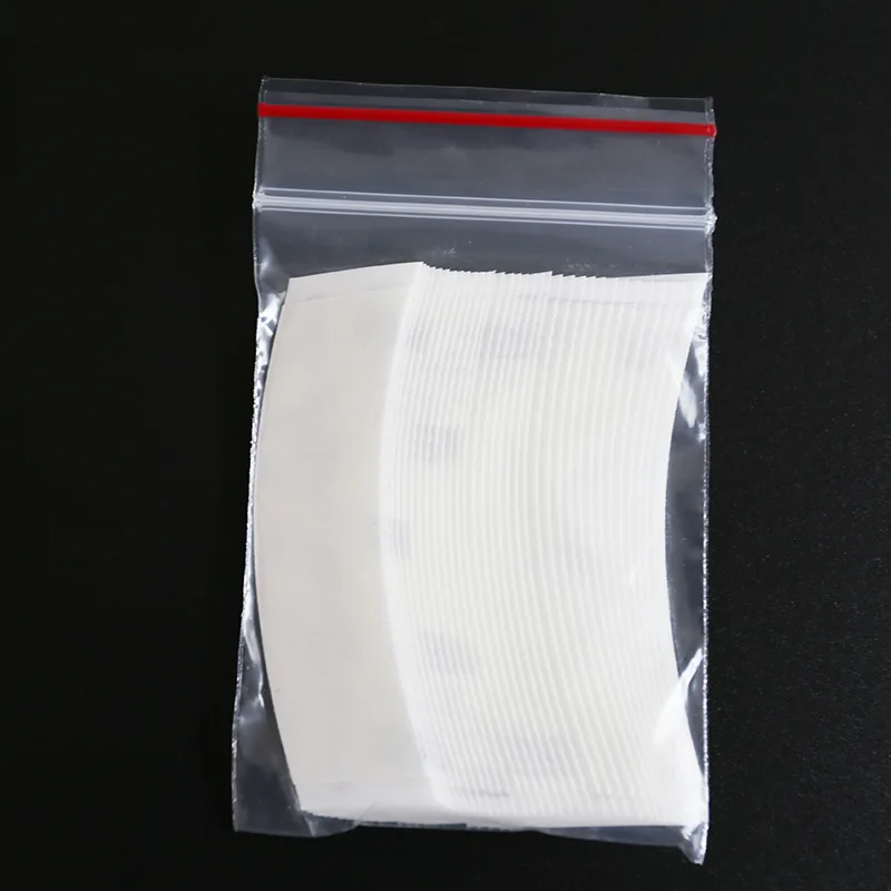 36 peças 7.6 cm * 2.2 cm Branco Ultra hold fita fita laço frente fita arco dupla face Fita para peruca peruca adesivo