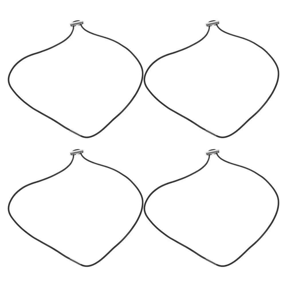 

4Pcs Anti-Fall Elastic Trash Bag Band Garbage Can Fixing Circles Stretchable 140cm Circumference Waste Bin Fasteners