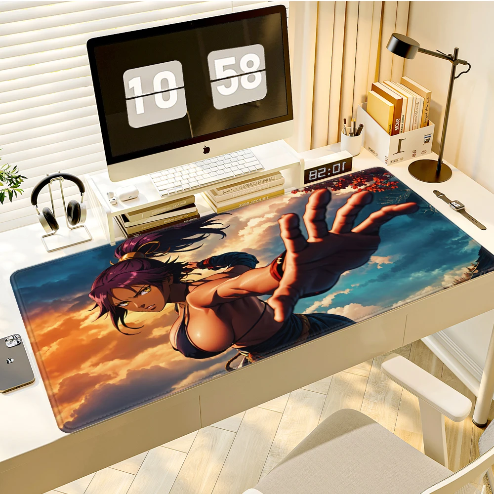 Bleach Yoruichi Fashion Big Mouse Pad Große Anime-Schreibtischunterlage Luxus-Desktop-Cartoon-Gaming-Gamer-Tastatur Büro-Computer-Kissen