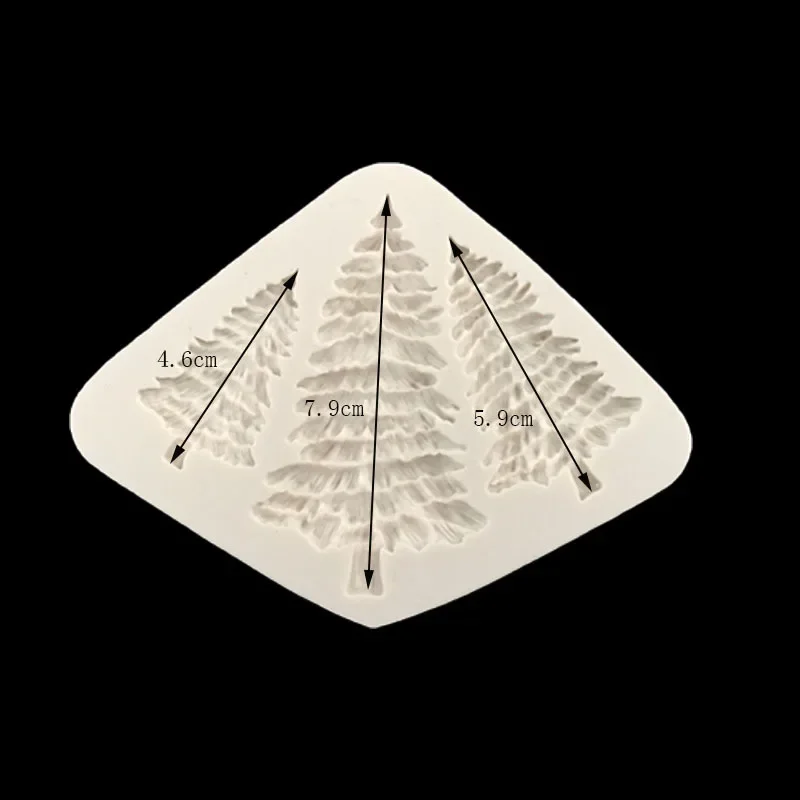 Christams Trees silicone mold fondant cake decoration baking DIY Cake Border Silicone Mold Fondant Cake Decorating Tools