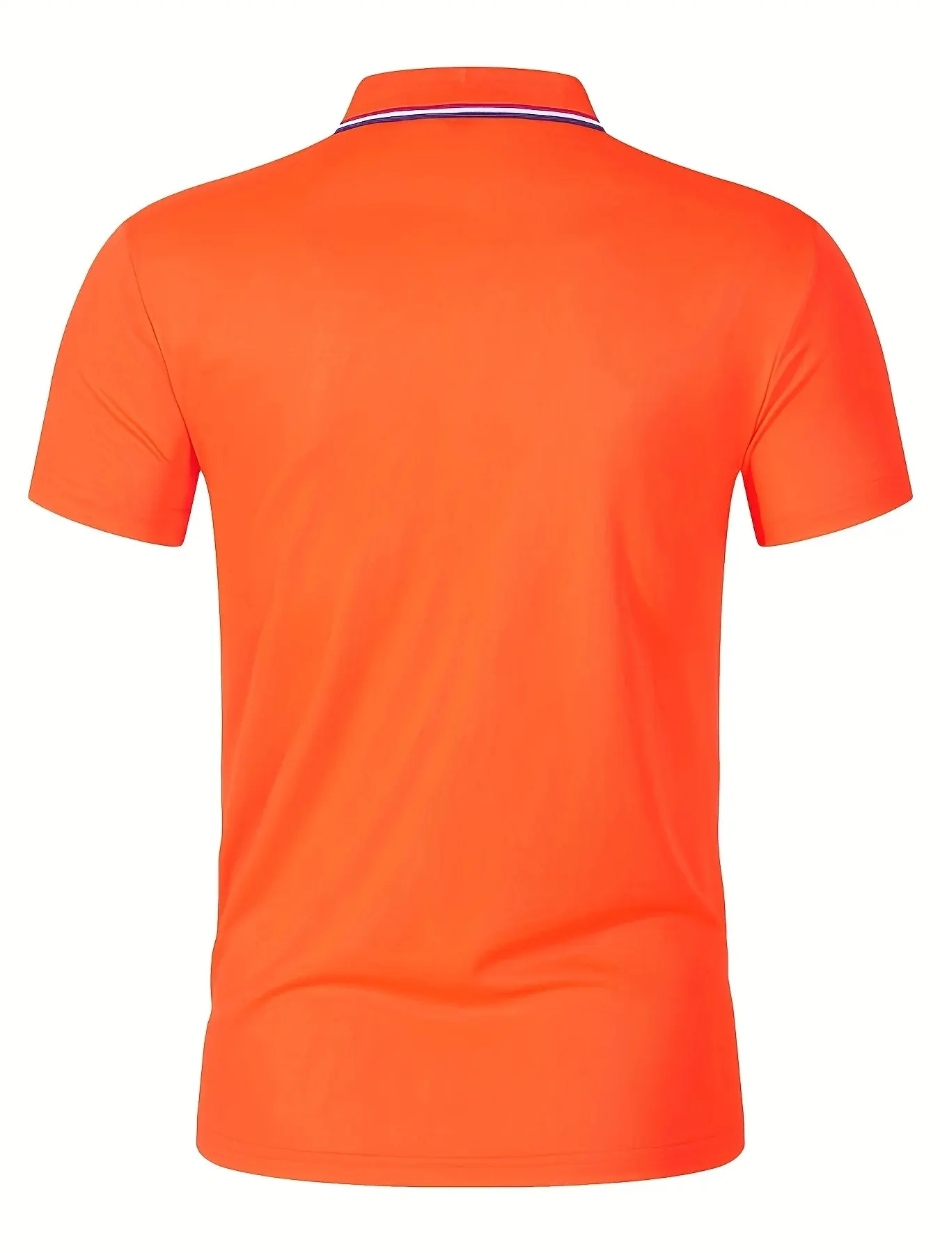 2025 Hot Sale Men's Summer Casual Breathable Comfortable Polo Shirt Men's Solid Color High Quality Short Sleeve T-Shirt 26 Sea55099def0845a1b749710f3f13a9ecw