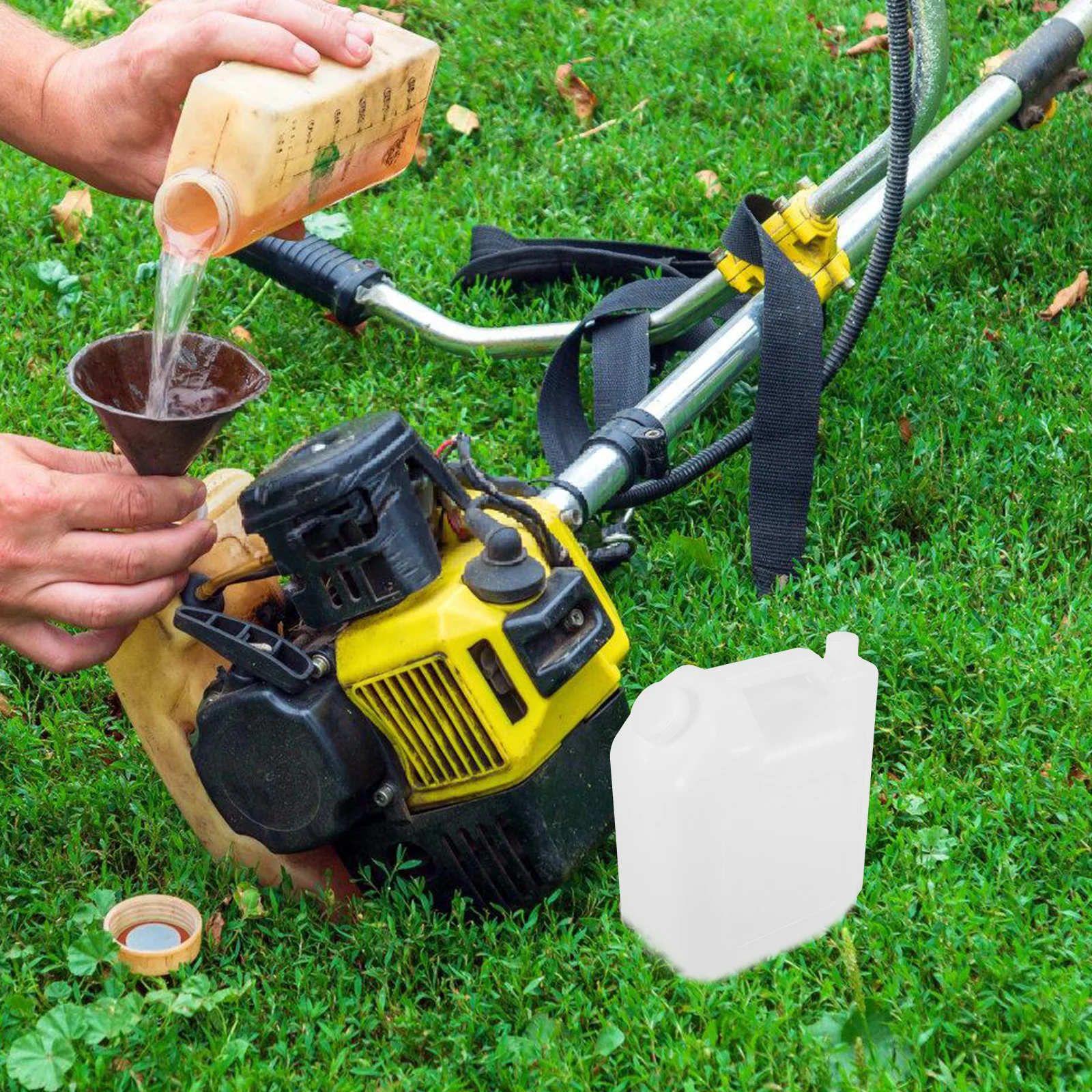 Mixing Bottle 4L Professional Oil Mixing Tank Easy to Clean Measure Mix Bottle for Chainsaw Engines