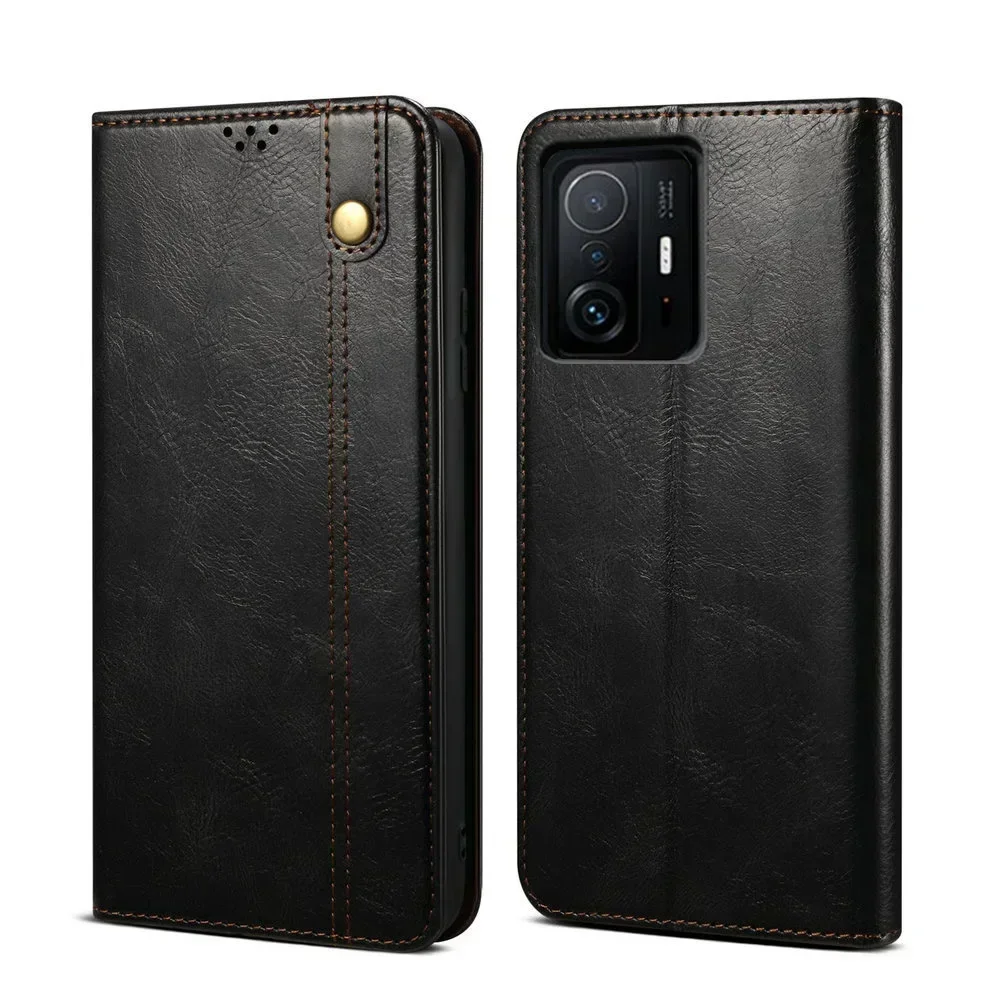 Dla Xiaomi 14T 14 Ultra 13T Pro 12T 12 T Case Leather Texture Funda Redmi Note 14 Pro Plus 13 Flip Case Mi 11T 10T Wallet Cover