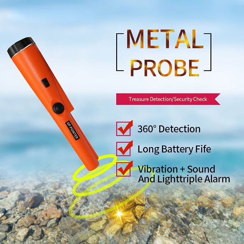 Quality Metal Detector Accessories GP-pointer Positioning Rod Detector Gold Handheld Metal Detector Positioning Rod Detector