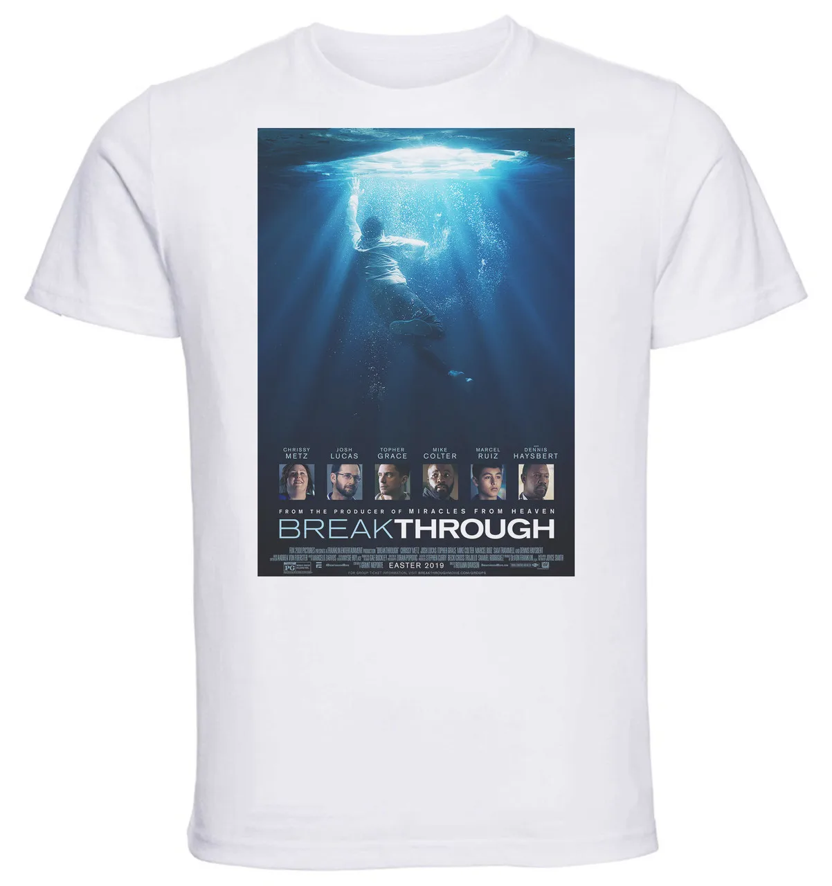 T-shirt Unisex - White - Breakthrough Playbill