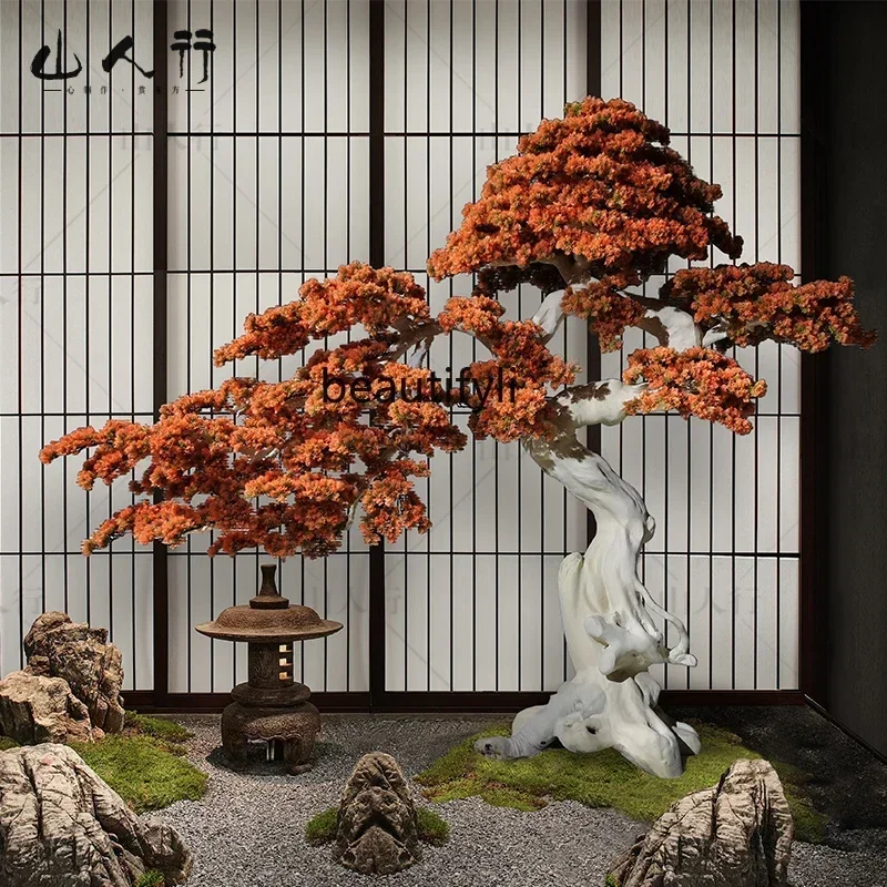 P Simulated welcome pine beauty pine modeling tree new Chinese landscaping fake pine interior ornament