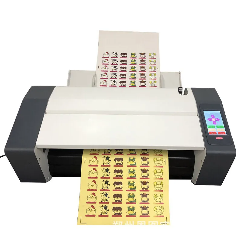 Fully Automatic Sheet Fed Cutter A3+  A3 A4 Size Multi Sheet Label Cutter Digital Sticker Sheet Die Cutting Machine