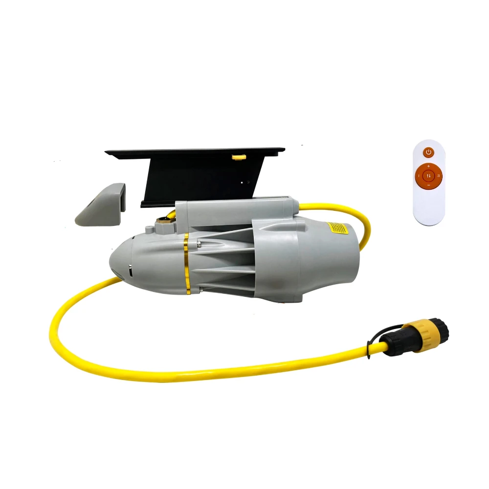 

Electric Fin Kit 24V IP68 Waterproof Thruster | 360W 8kg Thrust with Wireless Remote for Kayak/Fishing Boats