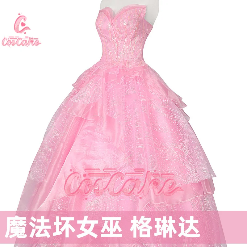 Evil Glinda cosplay costume disguise women pink dress Halloween Carnival party outfits coscake suit