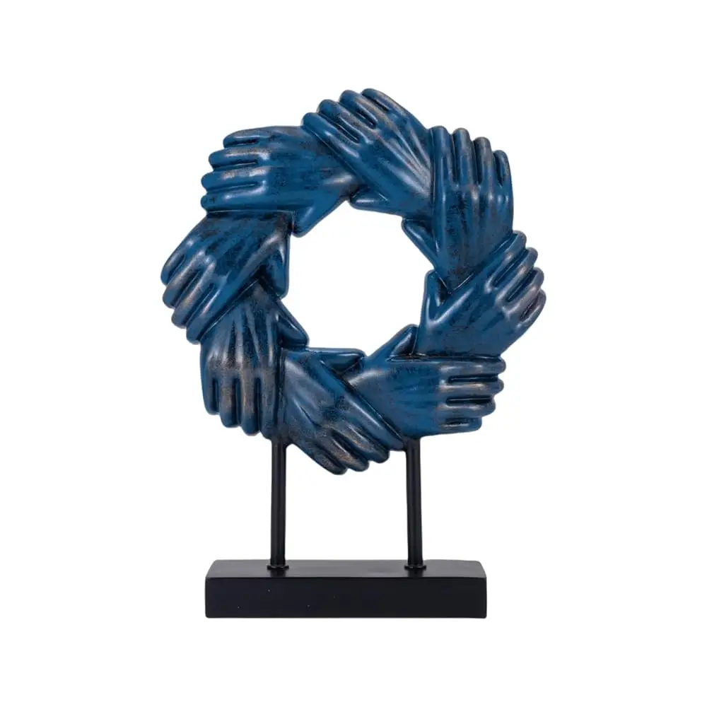 

Unique Handshakes Sculpture Statue Decor Items Modern Decorative Objects Home Decorations For Living Room, Office, Conference