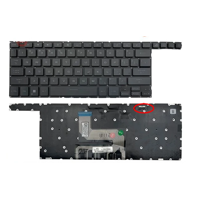 

XIN-RU-US Backlit Laptop Keyboard For ASUS Zenbook Pro Duo 15 UX582 UX582LR UX582HS UX582HM UX582ZM UX582ZW