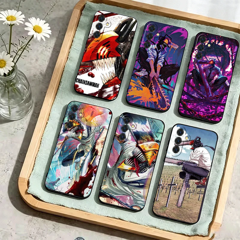 Anime Character Denji CSM Phone Case For Samsung Galaxy A17 A16 A15 A14 A13 A57 A56 A55 A54 A53 A37 A36 A35 A34 A33 A27 A26 A25