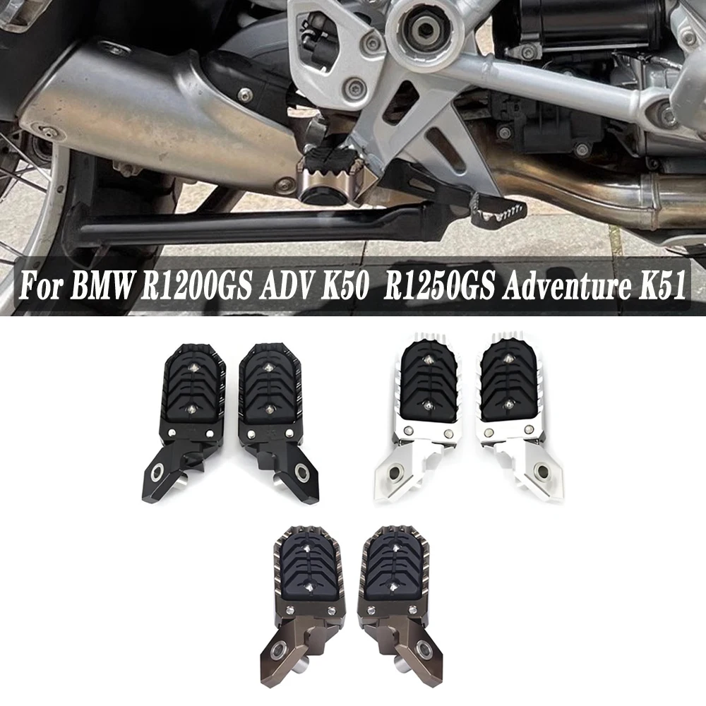 Motorcycle Adjustable Foot Pegs For BMW R1200GS ADV K50 2016-2019 R1250GS Adventure K51 2020-2023