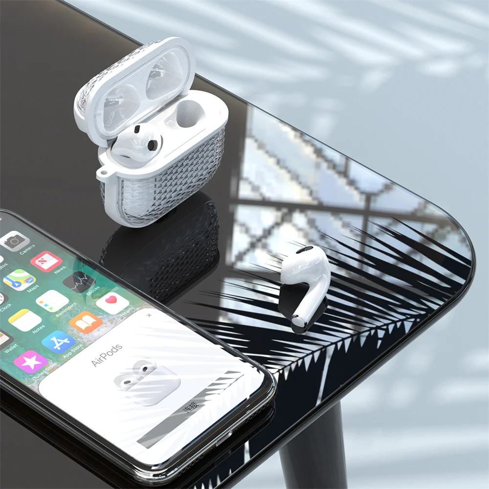 Casing Earphone Bicolor Berlian Imut untuk AirPods 3 Pro Casing Transparan TPU Air Pods 3 Earphone Bluetooth Kotak Pengisi Daya Pelindung Debu