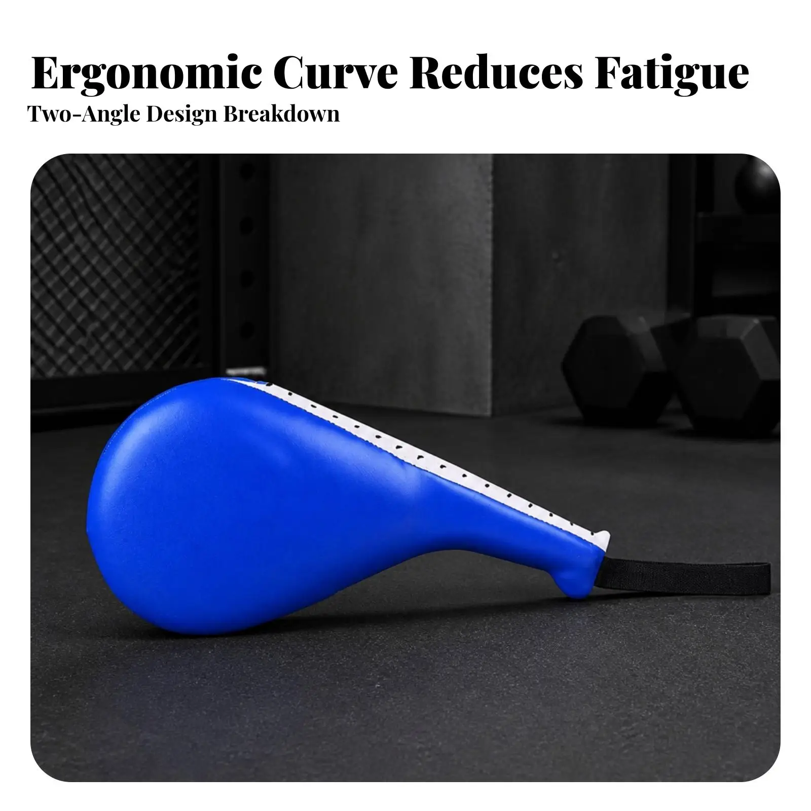 Boxing Kick Pad Training Target for MMA Karate Taekwondo Kickboxing Sparring Equipment with Reinforced Stitching and EVA Foam