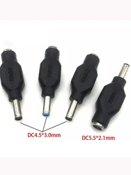 4.5*3.0mm DC Male to 5.5 x 2.1mm DC Female Power Plug Adapter Connector 4.5*3.0mm jack for DELL for HP For ASUS