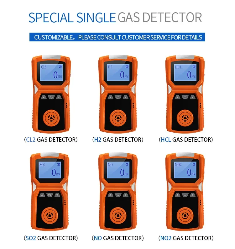 Aikesi Portable Chlorine Cl2 Gas Leak Detector Natural