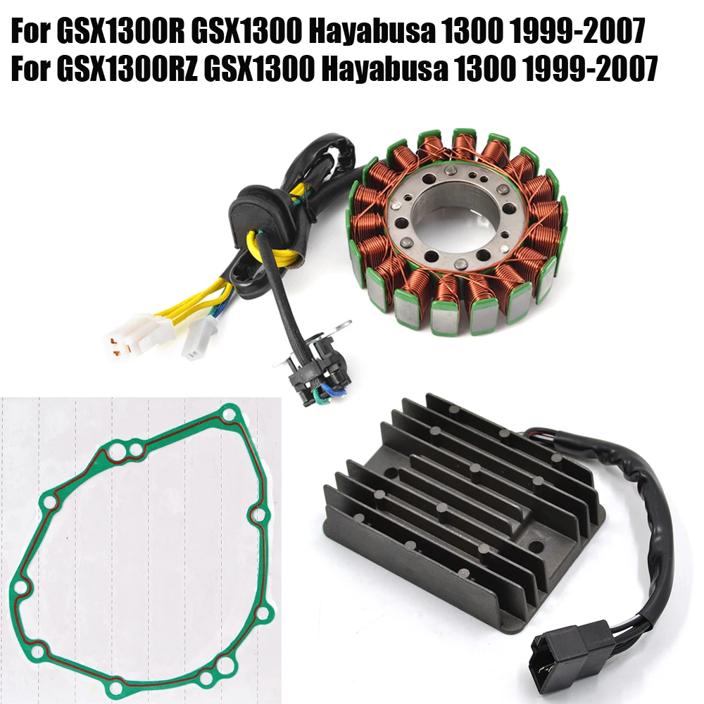 

Stator Coil Gasket Rectifier For Suzuki GSX1300R GSX1300RZ GSX1300 Hayabusa 1300 1999 2000 2001 2002 2003 2004 2005 2006 2007