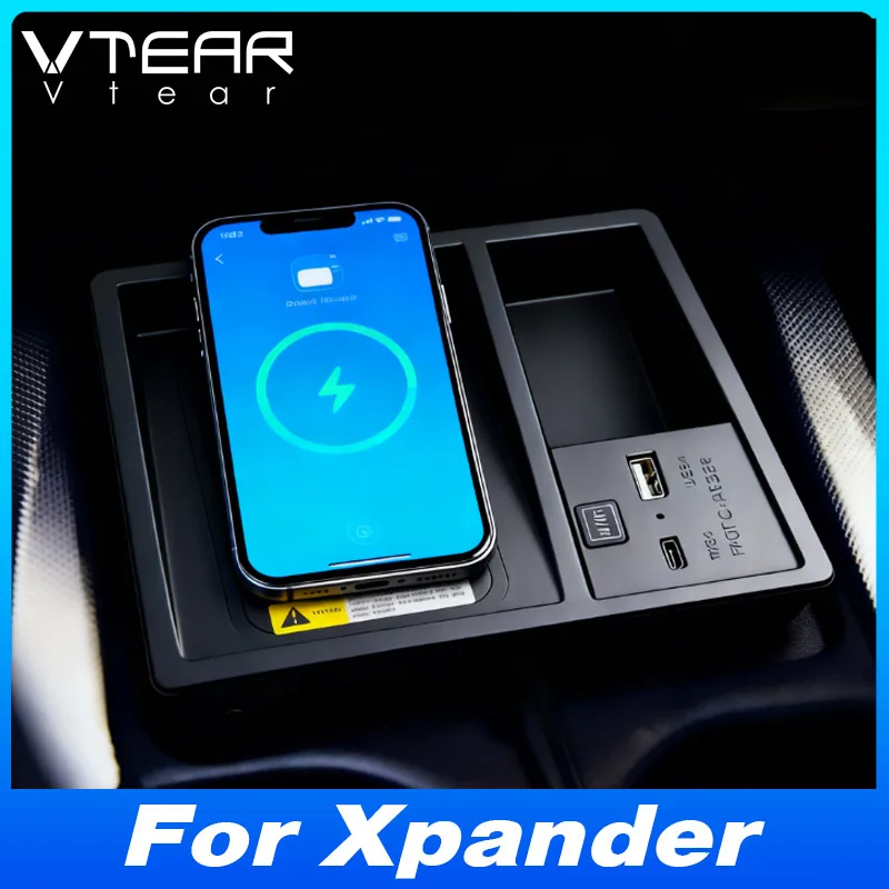 

Автомобильное беспроводное зарядное устройство для Mitsubishi Xpander Cross 2017-2024, адаптер для быстрой зарядки сотового телефона, детали для внутренней модификации