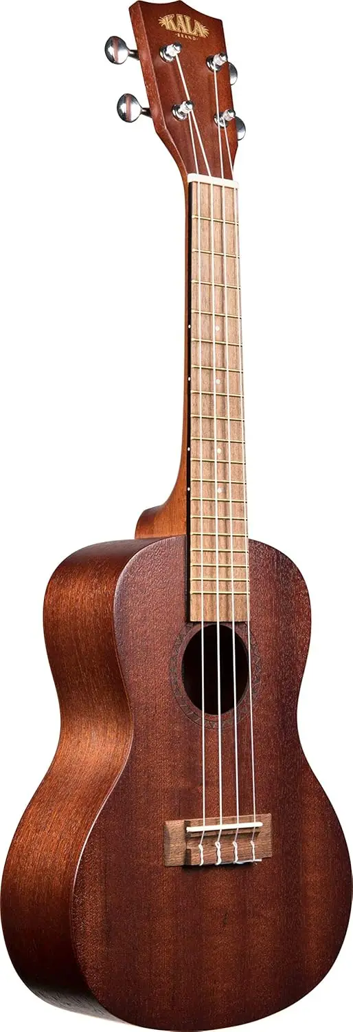 KA-15C Satin Mahogany Concert Ukulele Bundle with Gig Bag, Tuner, Strap, Strings, Austin Bazaar Instructional DVD, and Polishing