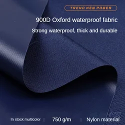 900D Nylon Oxford Waterproof Fabric By Meters for Tent Bag Baby Carriage Chair Diy Sewing Thickened Wearable Cloth Blue Black