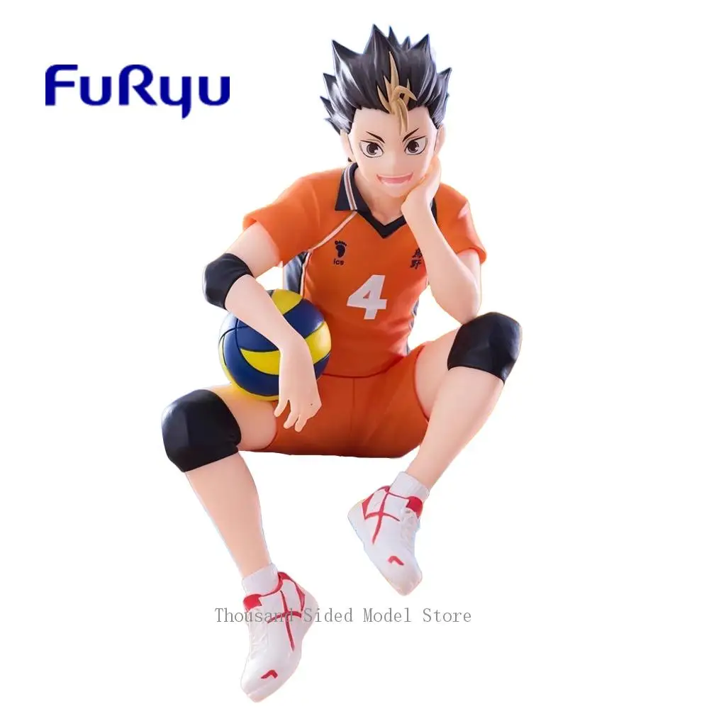Em Estoque Original FuRyu Haikyuu!! Figura de PVC do Yu Nishinoya Noodle Stopper, Modelo de Anime, Brinquedos Colecionáveis para Meninos