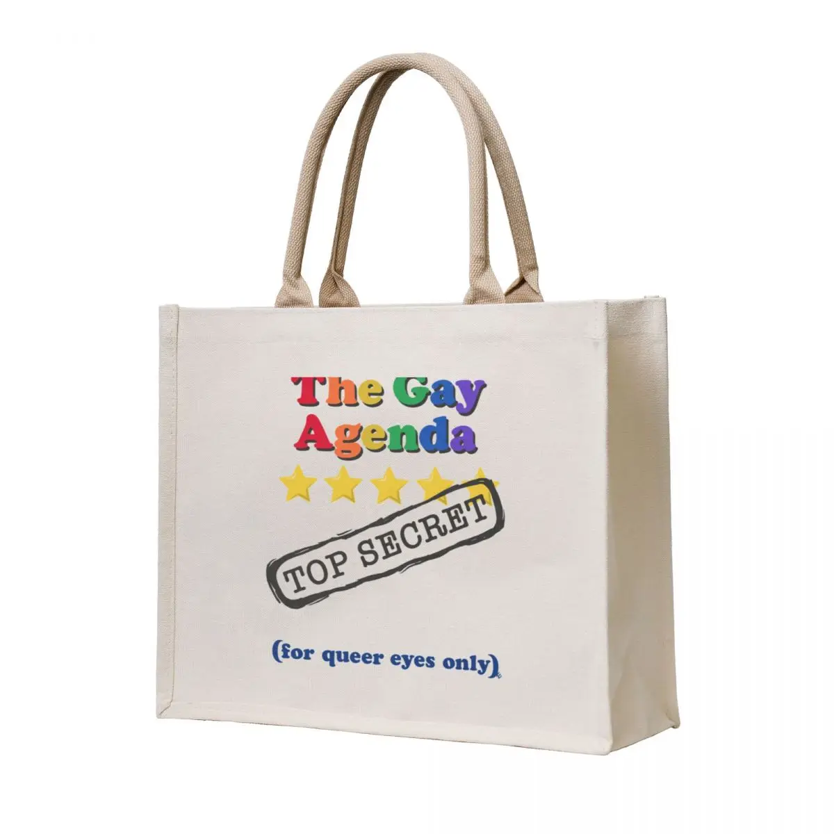

The Gay Agenda - Top Secret Tote Bag eco pack Women's tote bag large tote bag bags luxury women